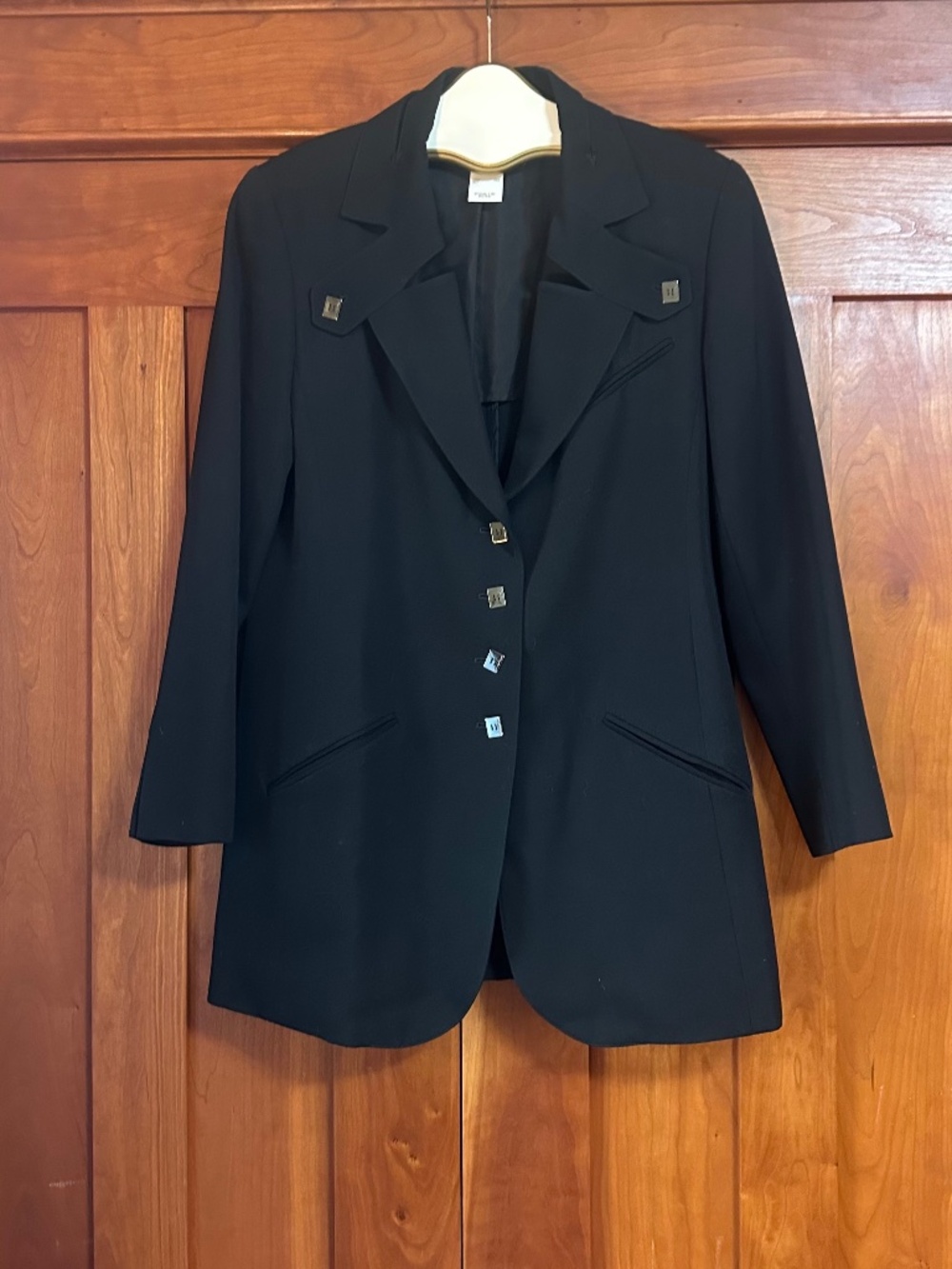 Karl Lagerfeld Vintage Black Blazer Size 42